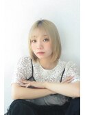 美髪ナチュラルストレートボブ