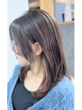 エメヘアデザイン ルイス(Aimer Hair Design Lewis) インナーカラー/白髪ぼかし/弘前市