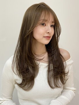 バイオレットジェム(Violet`jem) ワンカールお洒落レイヤー顔まわりカットサイドバングMI-45