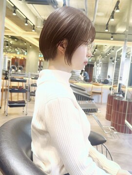 ロンド エメ 柏(Lond aimer) イメチェンショート×外ハネボブ×美髪×ワイドバング/柏