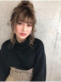 ポニーテールスタイル/ハーフアップ/クイックアレンジ