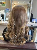 ミディアムストレート外ハネボブ大人ショート切っぱなしボブ