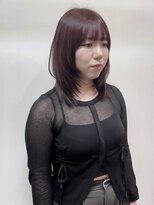 ミレバイジェニー (mirae by geny) ザクザクレイヤーカットとピンクカラー r