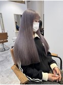 色落ちミルクティー！ラベンダーグレージュ　ruki