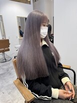 フランチェスカドット(francesca.)&nbsp;色落ちミルクティー！ラベンダーグレージュ　ruki