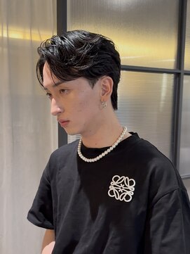 ノラ ギンザ(NORA GINZA) ヘアビジネスへアメンズショートニュアンスパーマフェザーパーマ