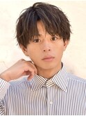 メンズ波巻きツイスパニュアンススパイラルスパイキーショート
