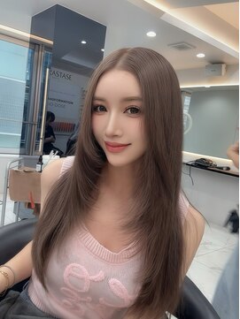 ラピス 渋谷本店(Lapis) ミルクティーカラー/髪質改善/レイヤーカット/ダブルカラー