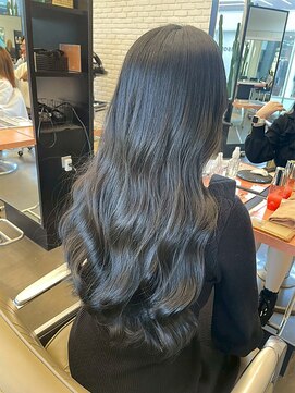 【DIFINO 青山】透明感ダークグレージュ/レイヤーカット