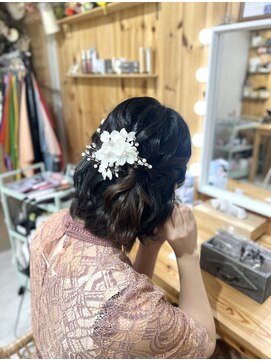 ルノンルージュ(Renon Rouge) ゆるふわハーフアップ