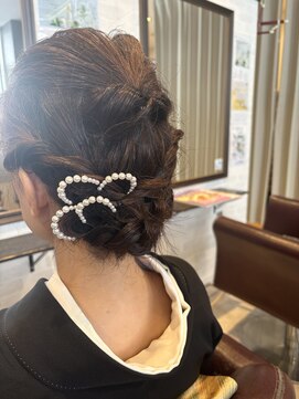 スリービープラス(3beplus) お呼ばれヘアスタイル