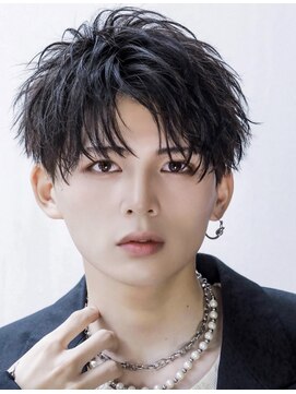 アストラ(ASTRA) MEN’S HAIR/波巻きツイストスパイラル/リバースセンターパート