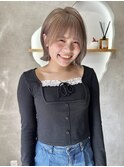 ラベンダーミルクティー×外ハネボブ