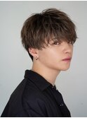 ニュアンスパーマ/センターパート/波巻きツイストスパイラル渋谷