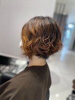 アース 南福島店(HAIR&MAKE EARTH)&nbsp;ショートボブ×パーマ