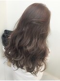 【ダークアッシュベージュ】全体ローライトで大人ヘア！