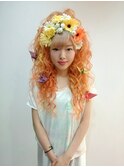 体育祭ヘアセット