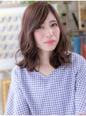 *blis浦和s*外ハネアシンメトリー小顔ミディアムa
