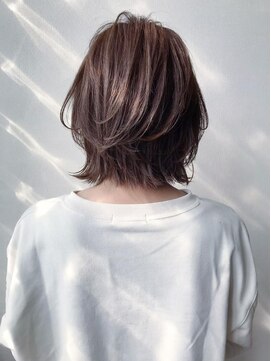 トータルビューティーハウス フラップ ミチ 野田店(total beauty house flap MICHI) 外ハネミディアム