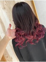 ヘアホームエイト(Hair Home No,8) *gradation color×cherry red *
