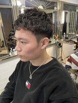 メリケンバーバーショップ フクオカ(MERICAN BARBERSHOP FUK)&nbsp;オトナのスパイラルパーマ