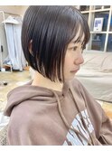 [代々木]ナチュラルピンクスイートAラインの甘辛ショートボブ