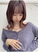 チェリーレッドブラウンくびれヘア【肥田亜沙美】