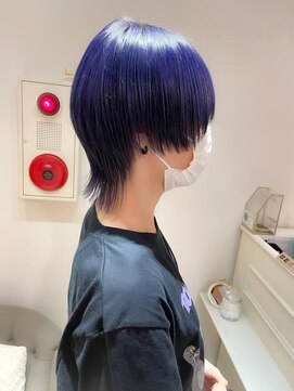 バブ バイネオリーブ(Bab by neolive) メンズウルフ☆ブルーパープル