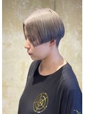 刈り上げラインショート × ハイトーングレージュ(2)【liblo】