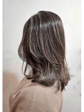 ツムグ 代官山 中目黒(TUMUGU) インナーカラーラベンダーオリーブブラウンカーキグレージュ