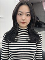ロンドワン 三宮元町(Lond one) 韓国ヘアはレイヤー出来ます!顔周りカット/イノアカラーグレー