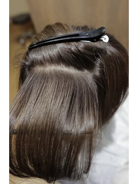 しもやま美容室 グレージュ/白髪ぼかし/美髪カラー/髪質改善トリートメント