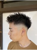 フェードスパイキーショート