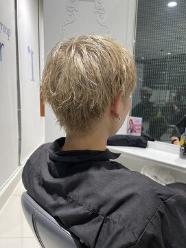 エアー 青山(AIR) ブロンドヘア/金髪ショート/メンズヘア