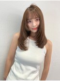 大人かわいいワンカールミディアムボブ10代20代30代40代