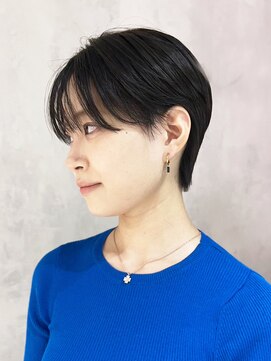 アイティーバイアルバム 八王子店(IT by ALBUM) 透明感カラー小顔黒髪ネビージュオリーブカラー_ba495051