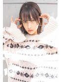 ＃イメチェン外ハネボブ美髪ワイドバング