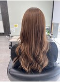 ミルクティーベージュ ブリーチなし トリートメント