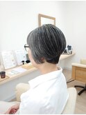 ☆大人女性美髪前下がりラウンドグラデーションボブ☆