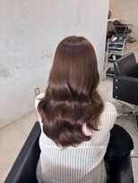 ソアバイリコヘアー(soar by LiCO Hair)&nbsp;ヘーゼルブラウン/水光カラー／イメチェン/レイヤーカット／北谷