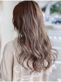 20代30代40代大人可愛い韓国ヘアミルクティハイトーン