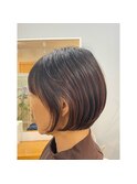 重めショートボブ