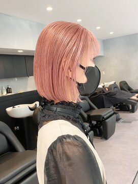 エン 栄店(enne) ココアベージュ/クラゲヘアー/ボブレイヤー/小顔/黒髪/栄