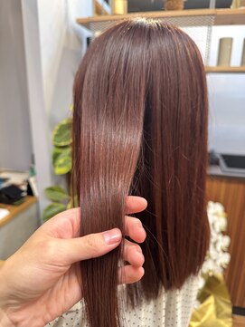 THINK AND【シンクアンド】 レッドブラウン / 髪質改善カラー