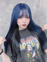 ワンズオゼ 渋谷(ONE's oze)&nbsp;ハイトーン/ダブルカラー/クラゲヘアー/オリーブグレー/小顔/