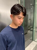 ガリカ 大名(Gallica)&nbsp;<ゲスト>王道ツーブロックセンターパート x ニュアンスパーマ