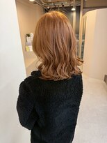 エトレ(etore)&nbsp;透明感ライトベージュ/ミディアム/レイヤーカット/ウェーブ