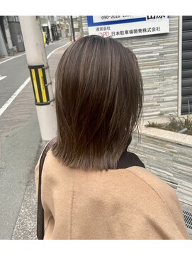 オーガニックサロン フェイス 梅田店(organic salon face) 【梅田】30代40代白髪カバー×オーガニック艶ボブ