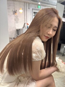 バンクスヘアー(BANK'S HAIR) 池袋/髪質改善/ケラチントリートメント/ウォームベージュ