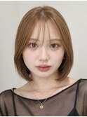 透明感カラー×ナチュラルボブ